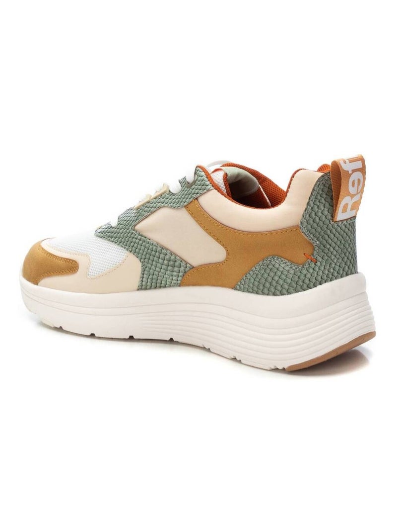Baskets sport femme à lacets Beige - Kiabi