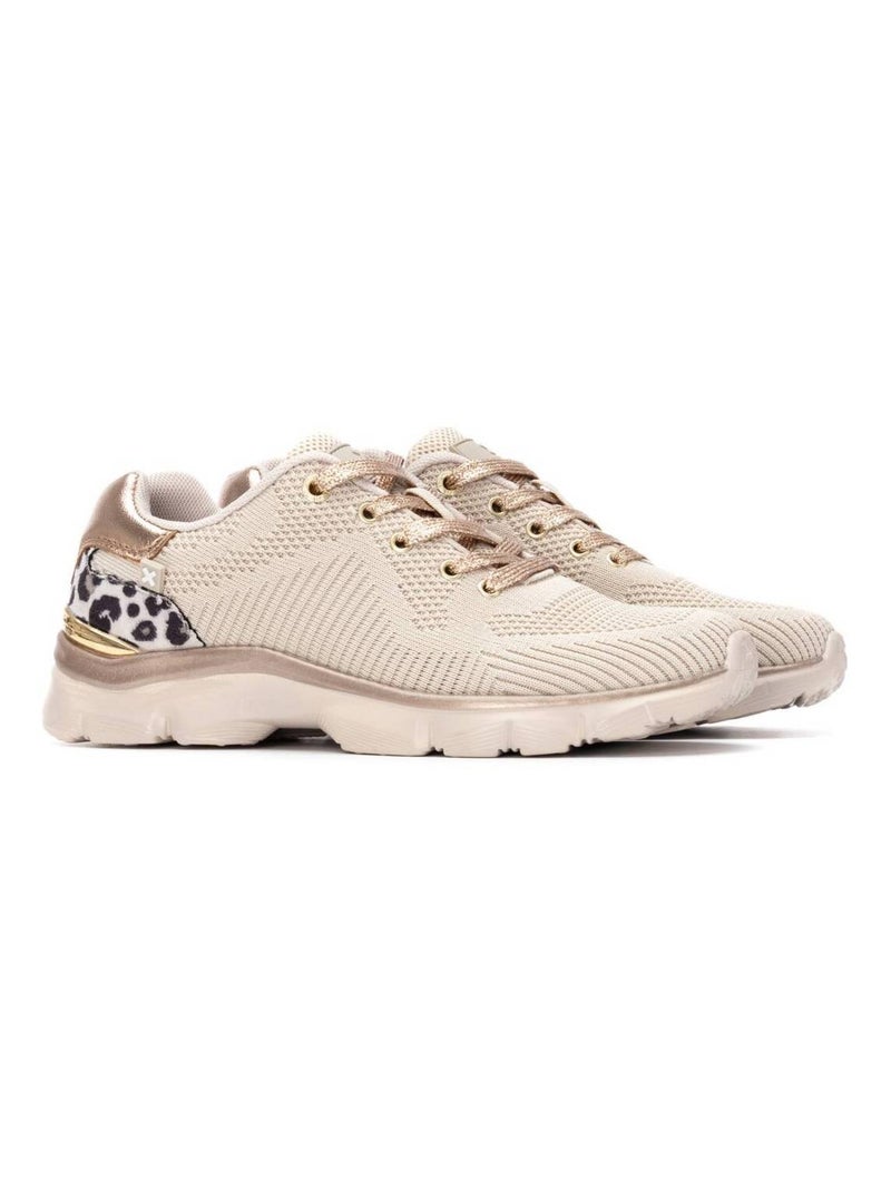 Baskets sport femme à lacets Beige - Kiabi