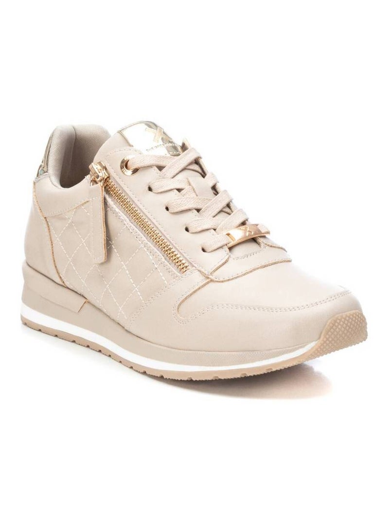 Baskets sport femme à lacets Beige - Kiabi