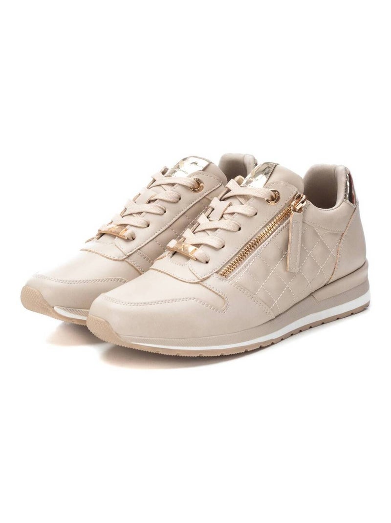 Baskets sport femme à lacets Beige - Kiabi