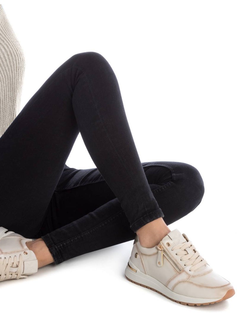Baskets sport femme à lacets Beige - Kiabi