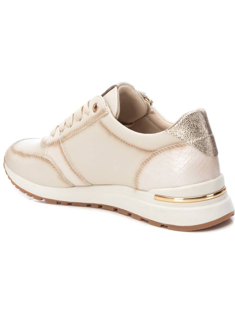 Baskets sport femme à lacets Beige - Kiabi