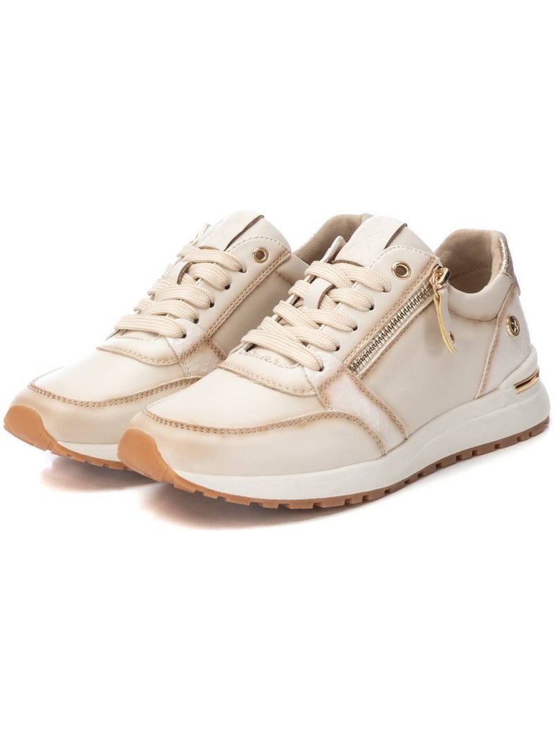 Baskets sport femme à lacets Beige - Kiabi