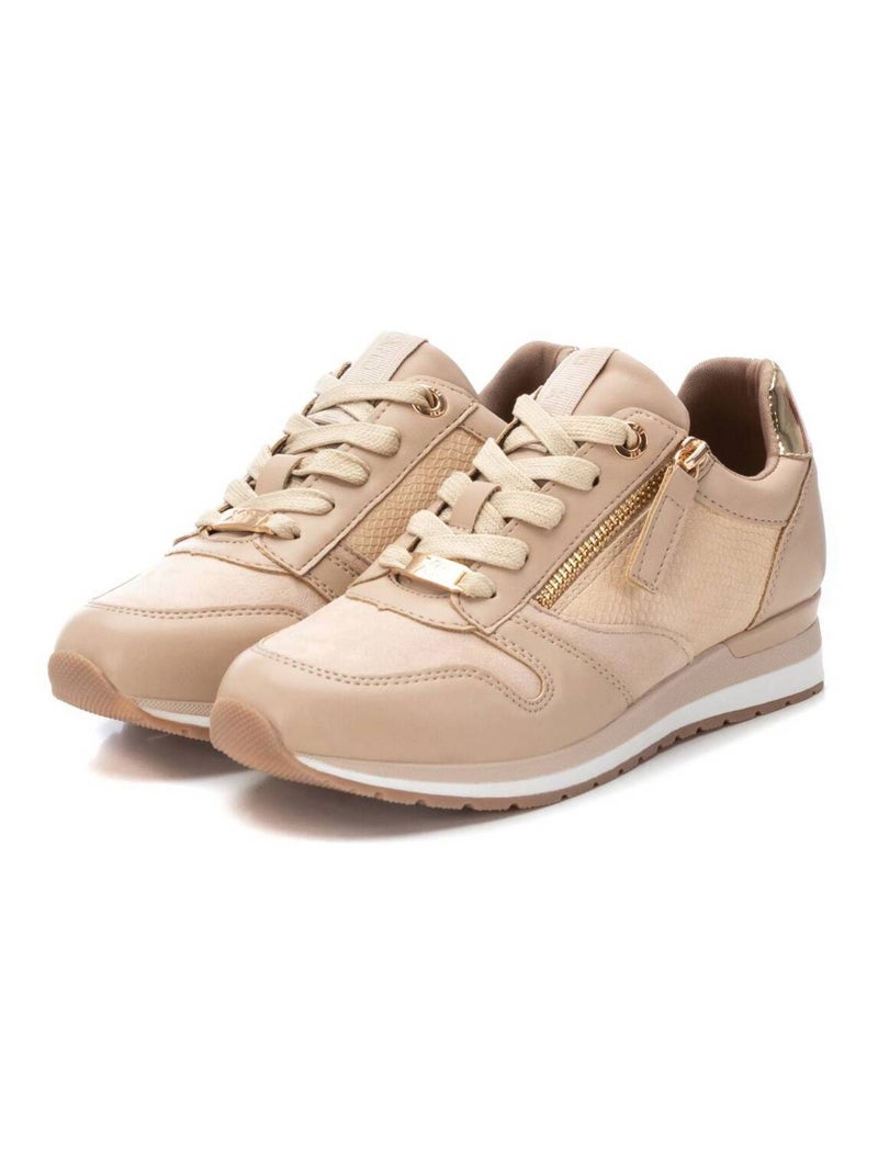 Baskets sport femme à lacets Beige - Kiabi
