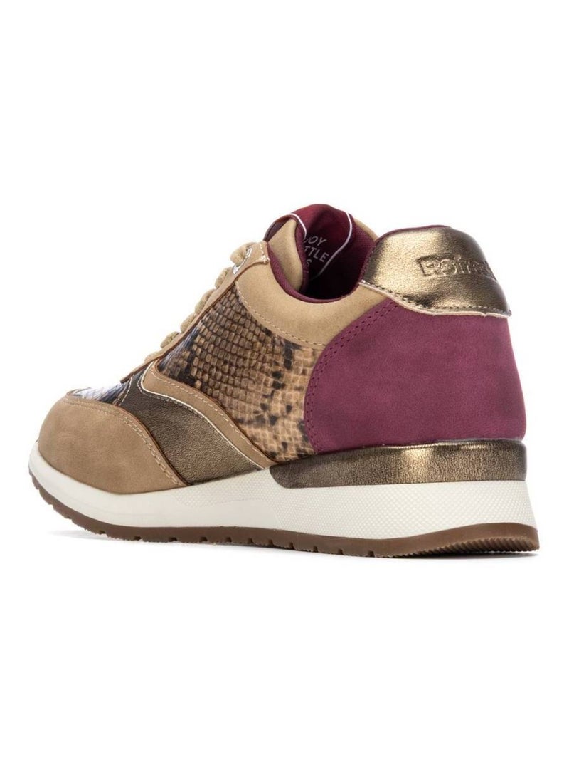 Baskets sport femme à lacets Beige - Kiabi