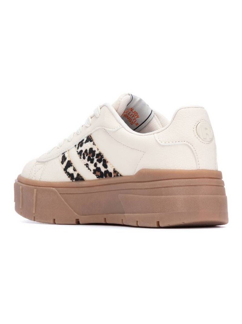 Baskets sport femme à lacets Beige - Kiabi