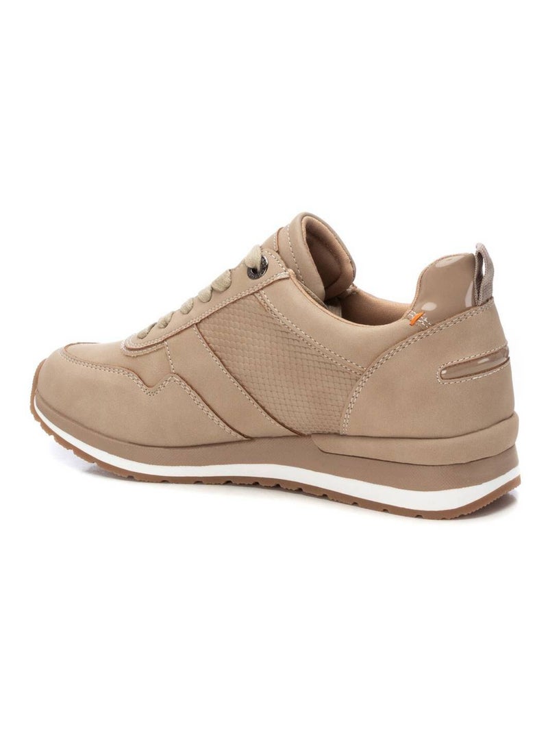 Baskets sport femme à lacets Beige - Kiabi