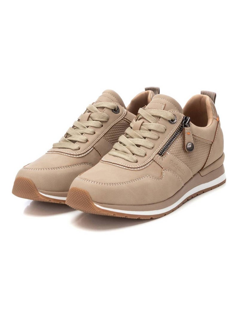Baskets sport femme à lacets Beige - Kiabi
