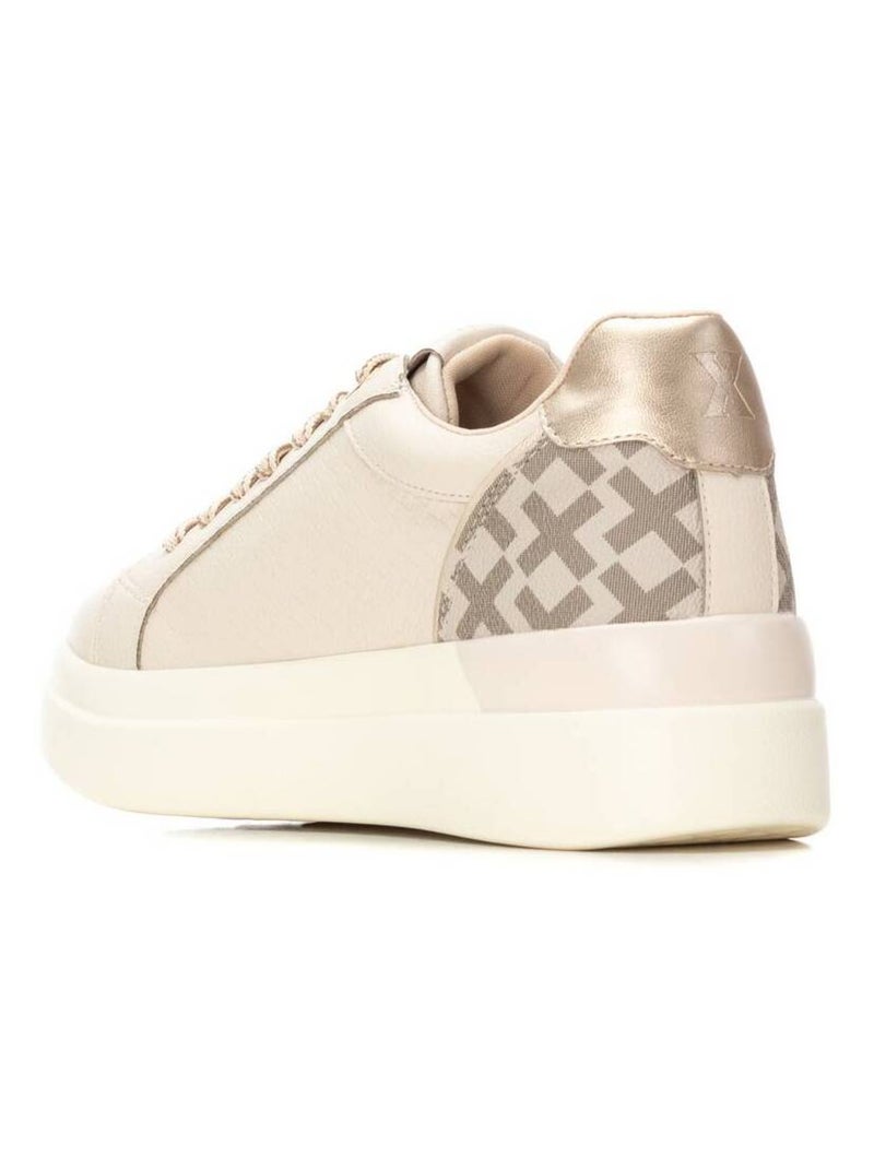 Baskets sport femme à lacets Beige - Kiabi
