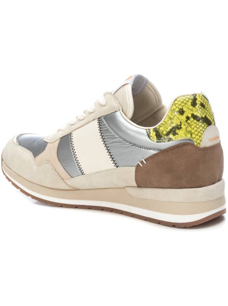 Baskets sport femme à lacets Beige - Kiabi