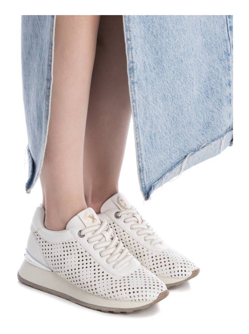 Baskets sport femme à lacets Blanc - Kiabi