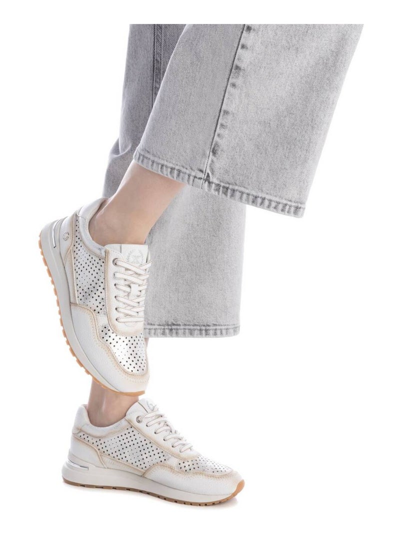 Baskets sport femme à lacets Blanc - Kiabi