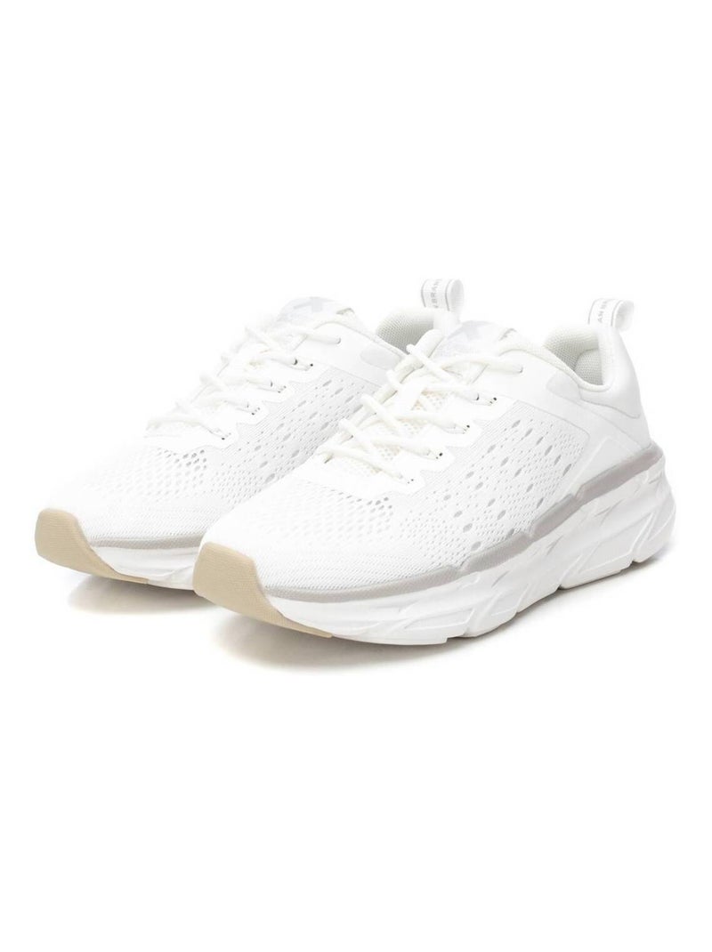 Baskets sport femme à lacets Blanc - Kiabi