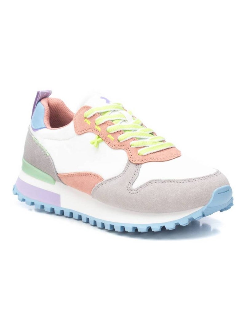 Baskets sport femme à lacets Blanc - Kiabi