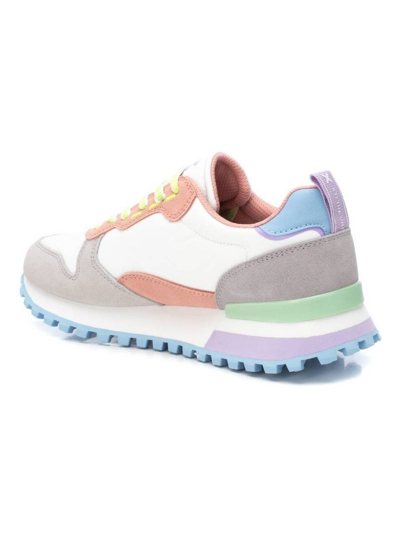 Baskets sport femme à lacets Blanc - Kiabi