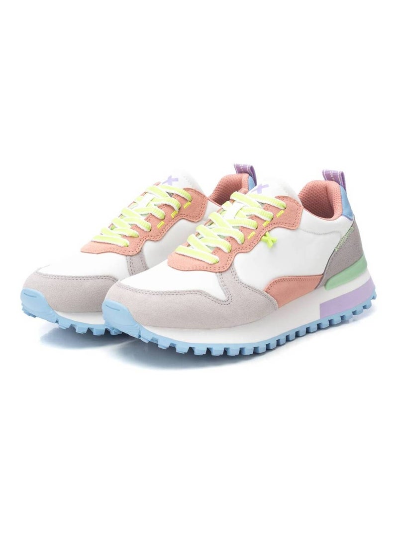 Baskets sport femme à lacets Blanc - Kiabi