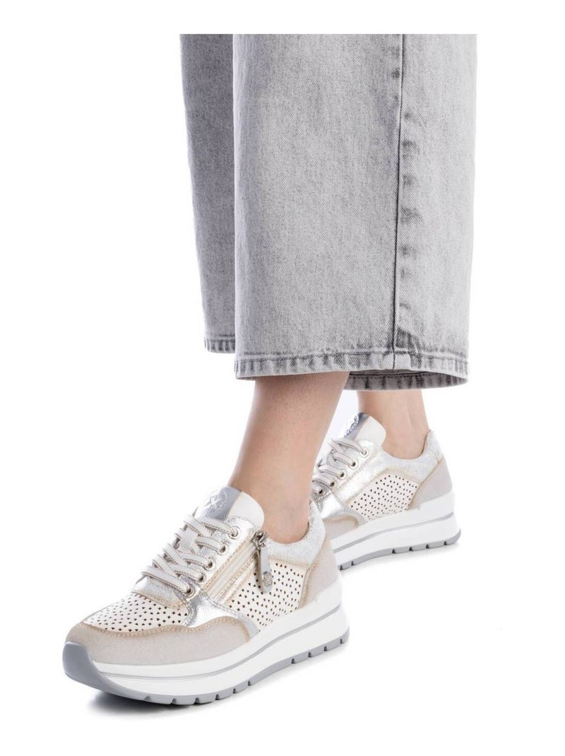 Baskets sport femme à lacets Blanc - Kiabi