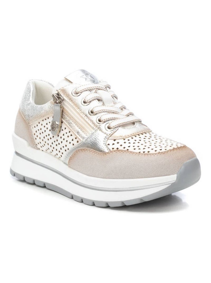 Baskets sport femme à lacets Blanc - Kiabi