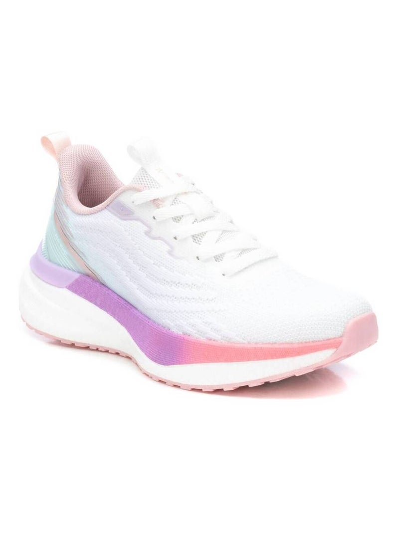 Baskets sport femme à lacets Blanc - Kiabi