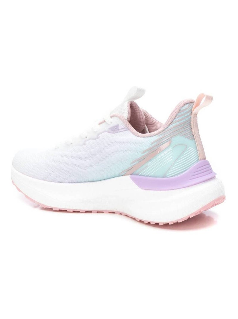 Baskets sport femme à lacets Blanc - Kiabi