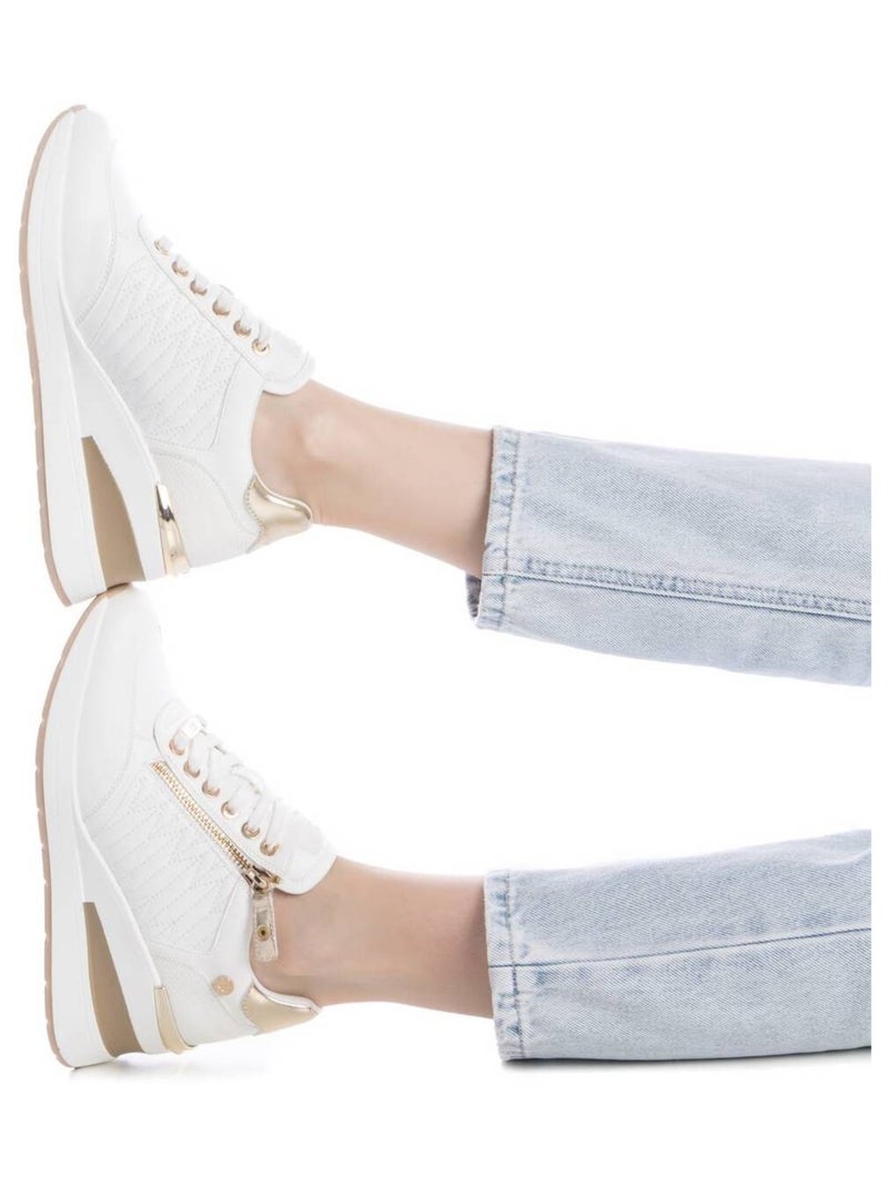 Baskets sport femme à lacets Blanc - Kiabi