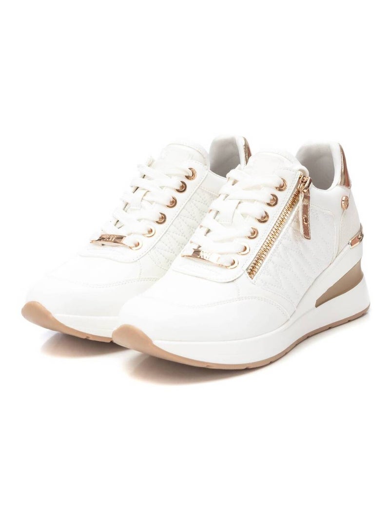 Baskets sport femme à lacets Blanc - Kiabi