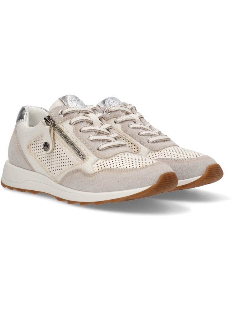 Baskets sport femme à lacets Blanc - Kiabi