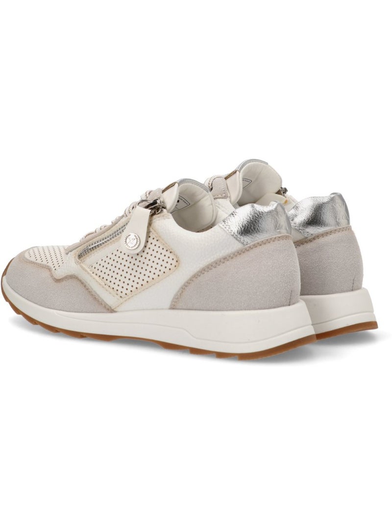 Baskets sport femme à lacets Blanc - Kiabi