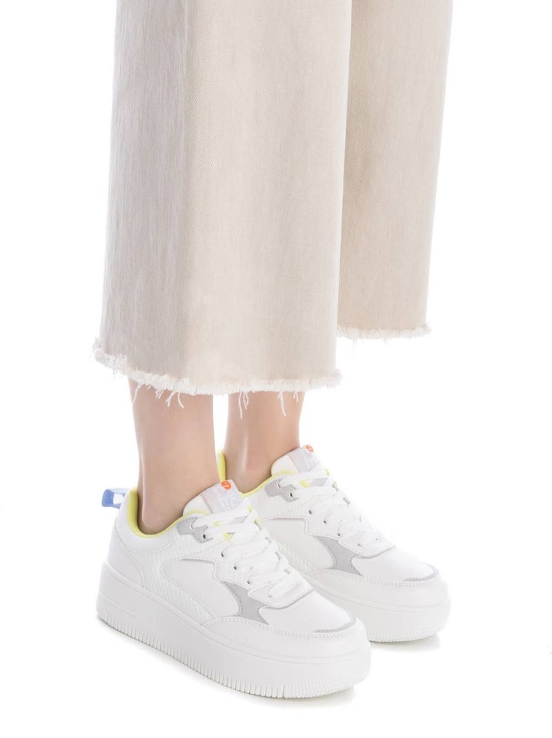 Baskets sport femme à lacets Blanc - Kiabi