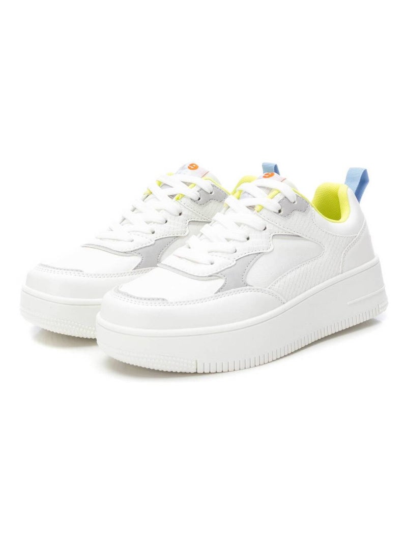 Baskets sport femme à lacets Blanc - Kiabi