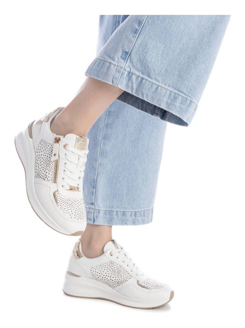 Baskets sport femme à lacets Blanc - Kiabi