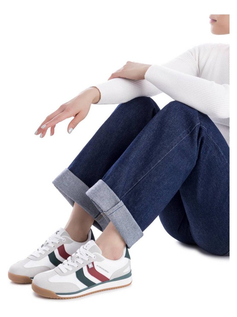 Baskets sport femme à lacets Blanc - Kiabi