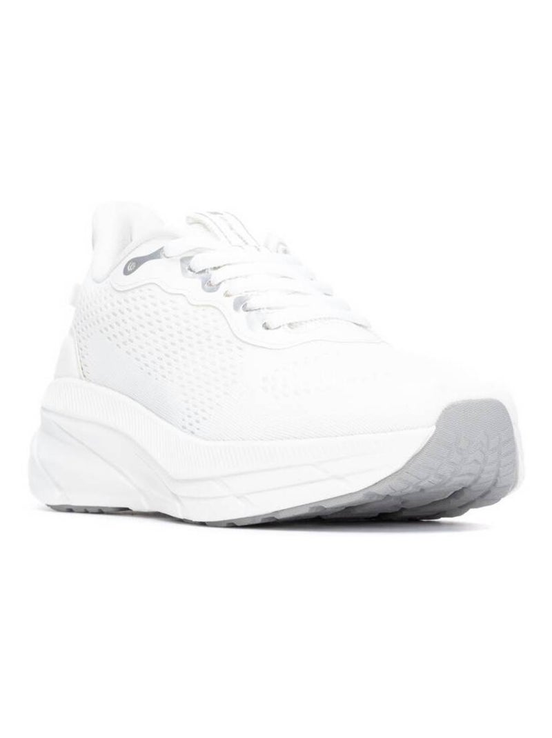Baskets sport femme à lacets Blanc - Kiabi