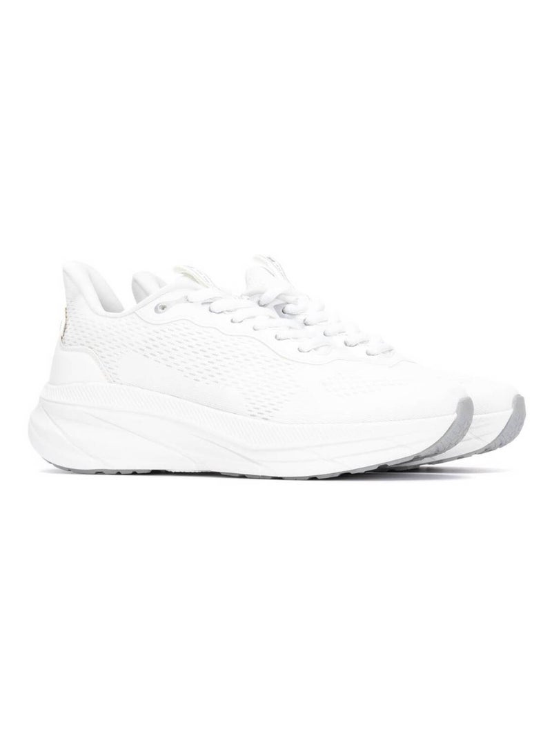 Baskets sport femme à lacets Blanc - Kiabi
