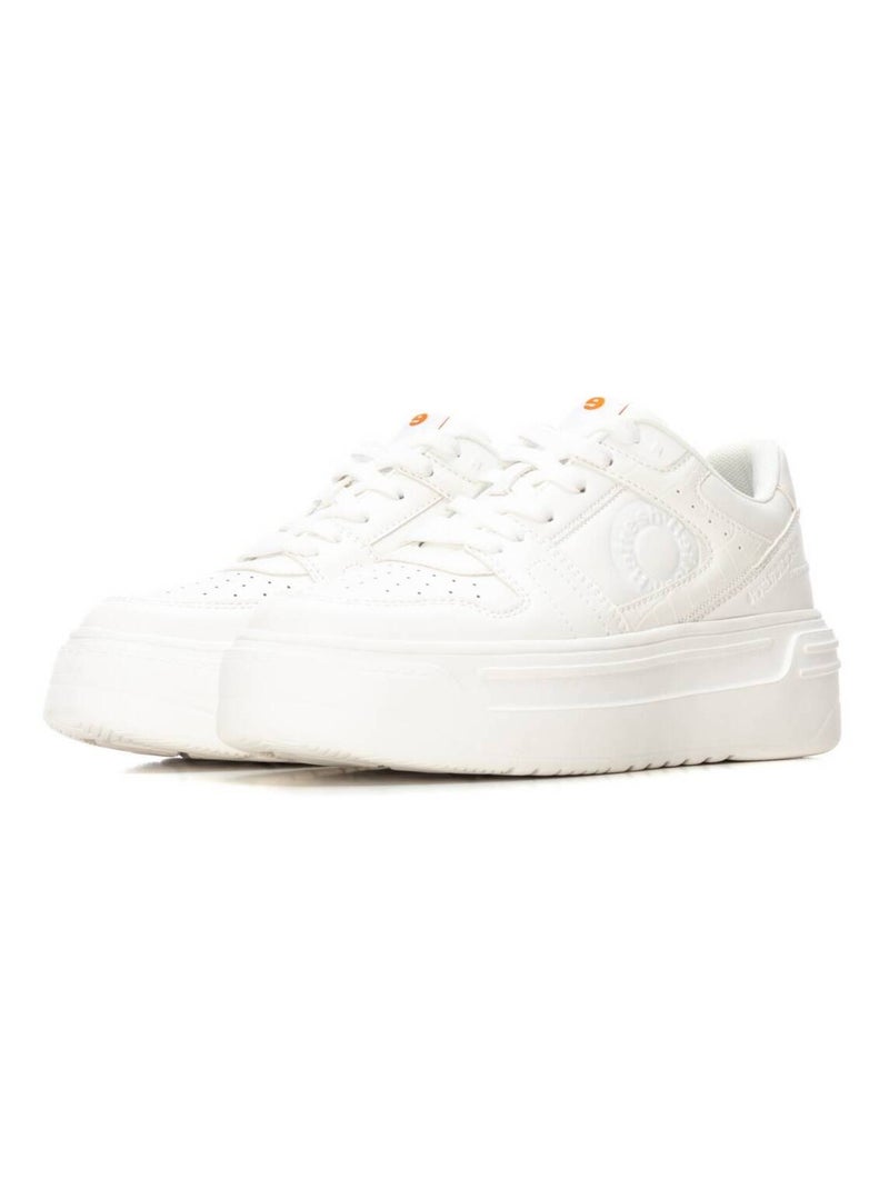 Baskets sport femme à lacets Blanc - Kiabi