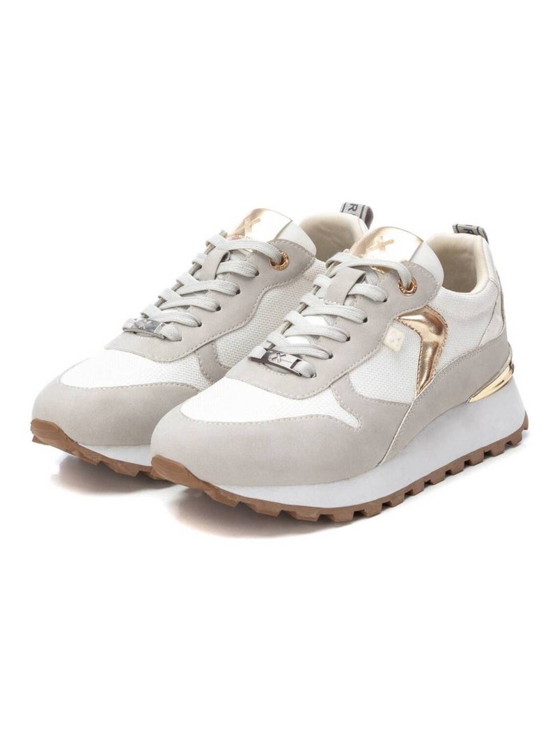 Baskets sport femme à lacets Blanc - Kiabi