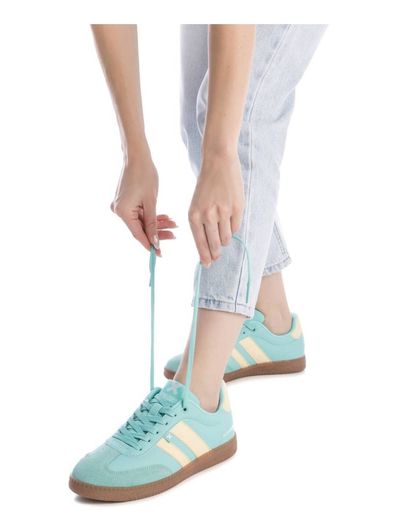 Baskets sport femme à lacets Bleu azur - Kiabi