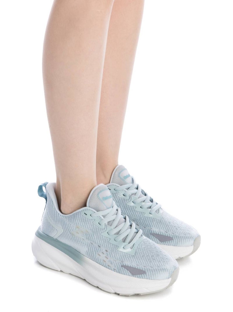 Baskets sport femme à lacets Bleu azur - Kiabi