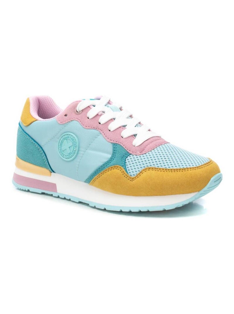 Baskets sport femme à lacets Bleu azur - Kiabi