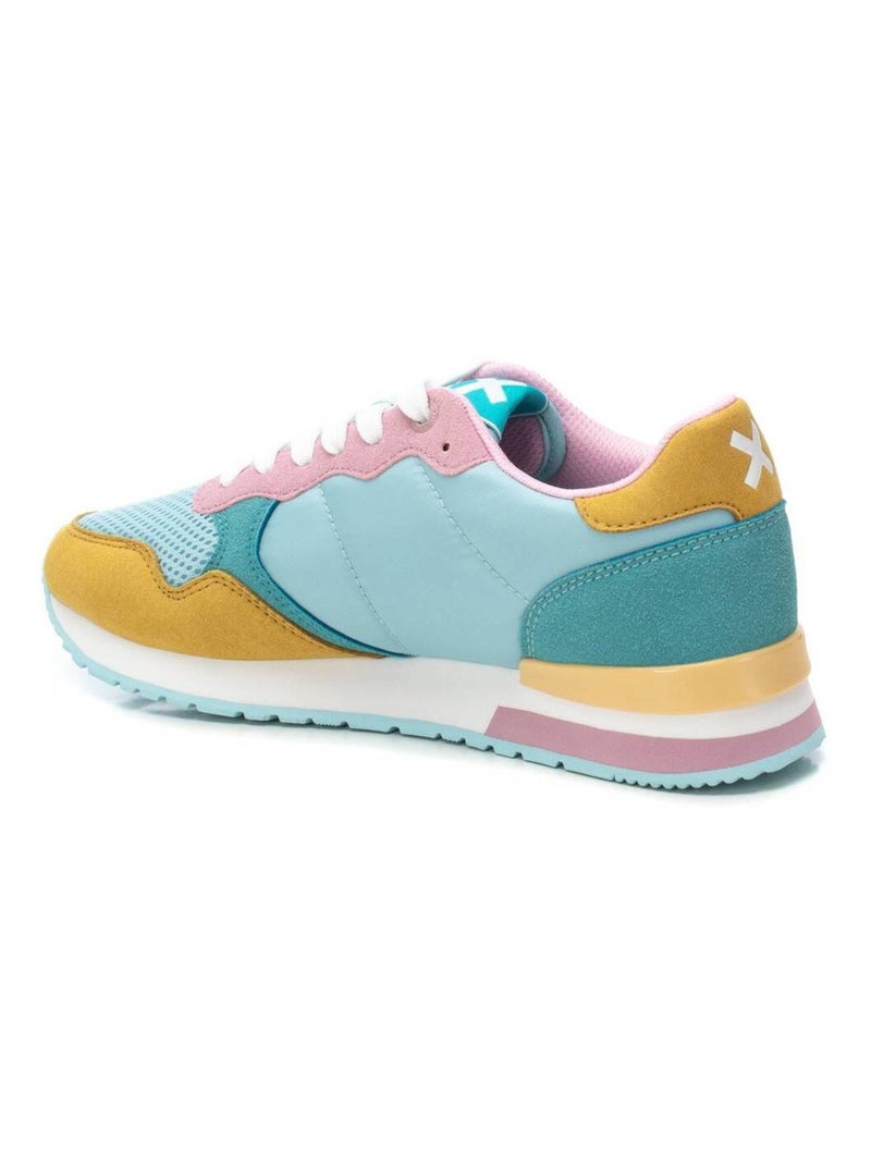 Baskets sport femme à lacets Bleu azur - Kiabi