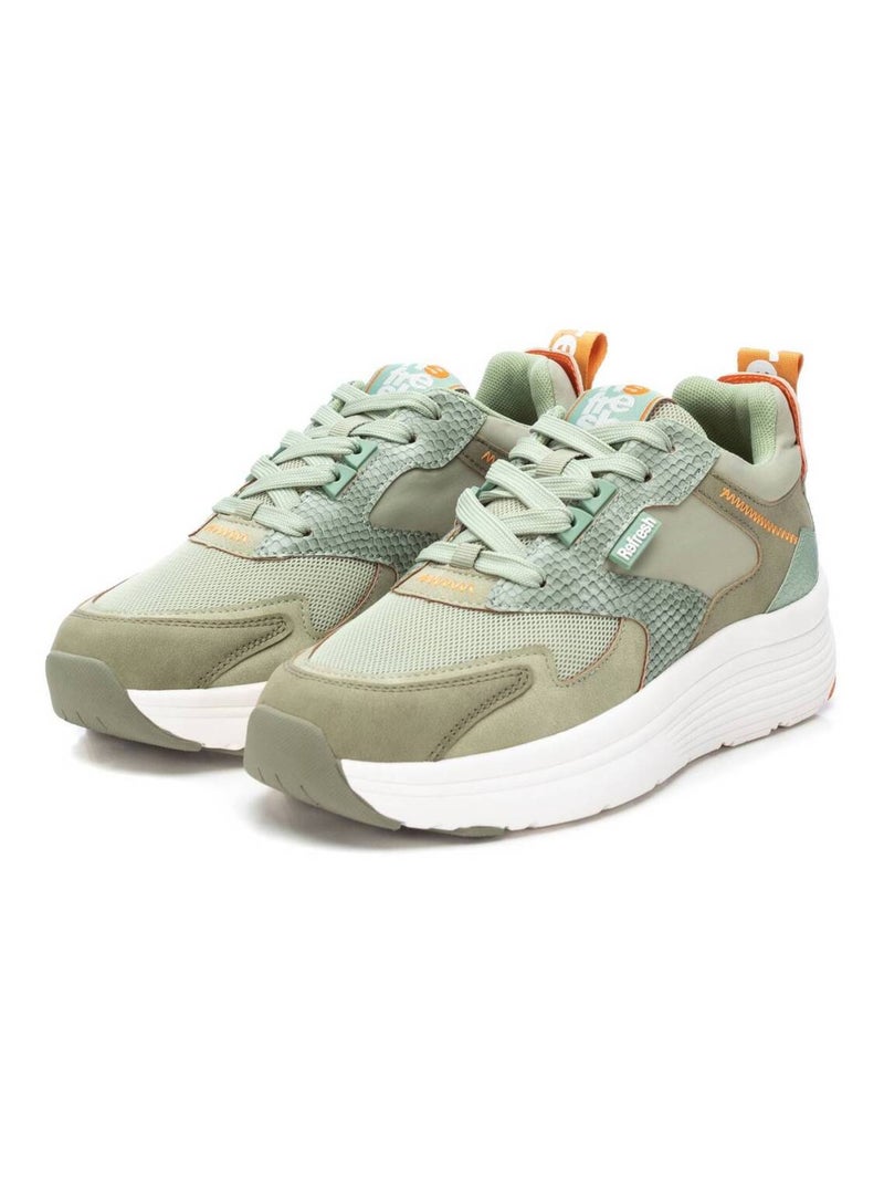 Baskets sport femme à lacets Bleu azur - Kiabi