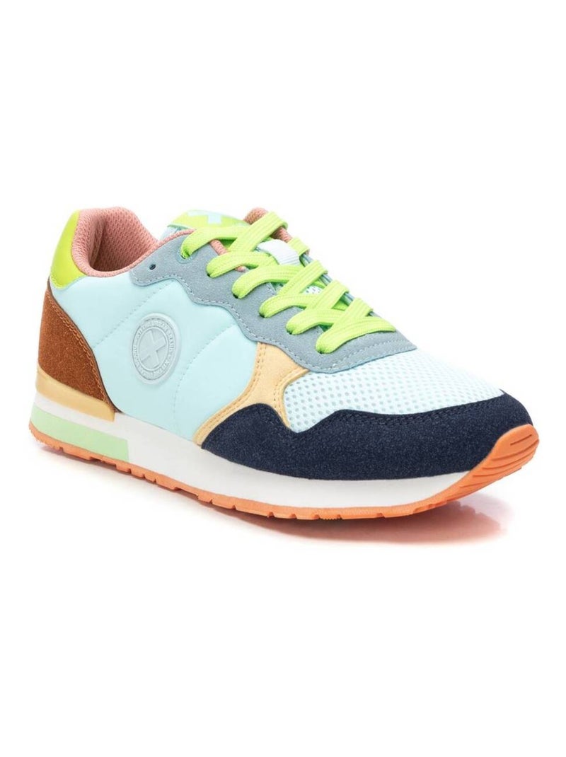 Baskets sport femme à lacets Bleu ciel - Kiabi