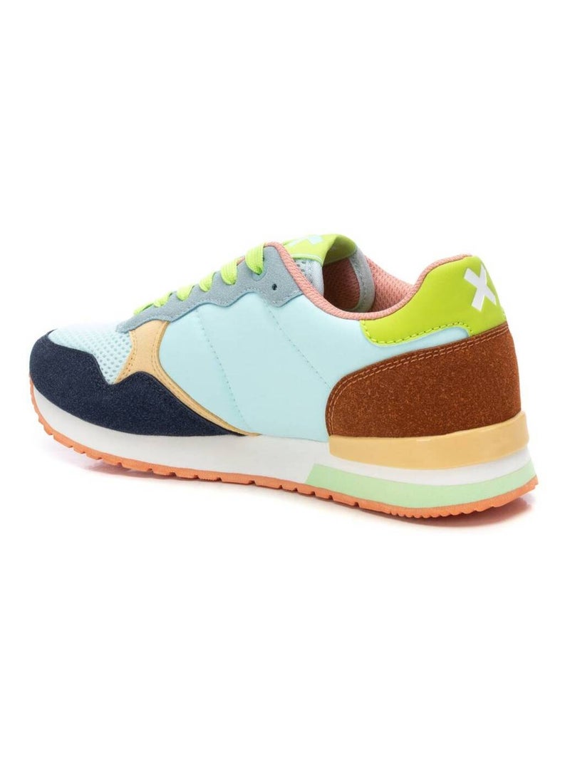 Baskets sport femme à lacets Bleu ciel - Kiabi