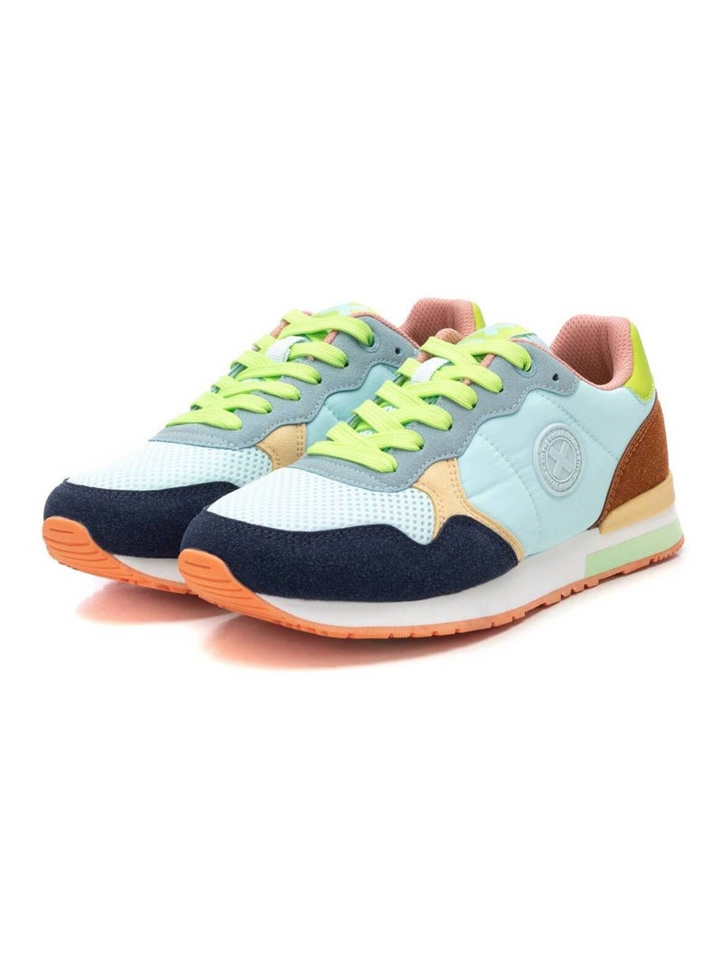 Baskets sport femme à lacets Bleu ciel - Kiabi