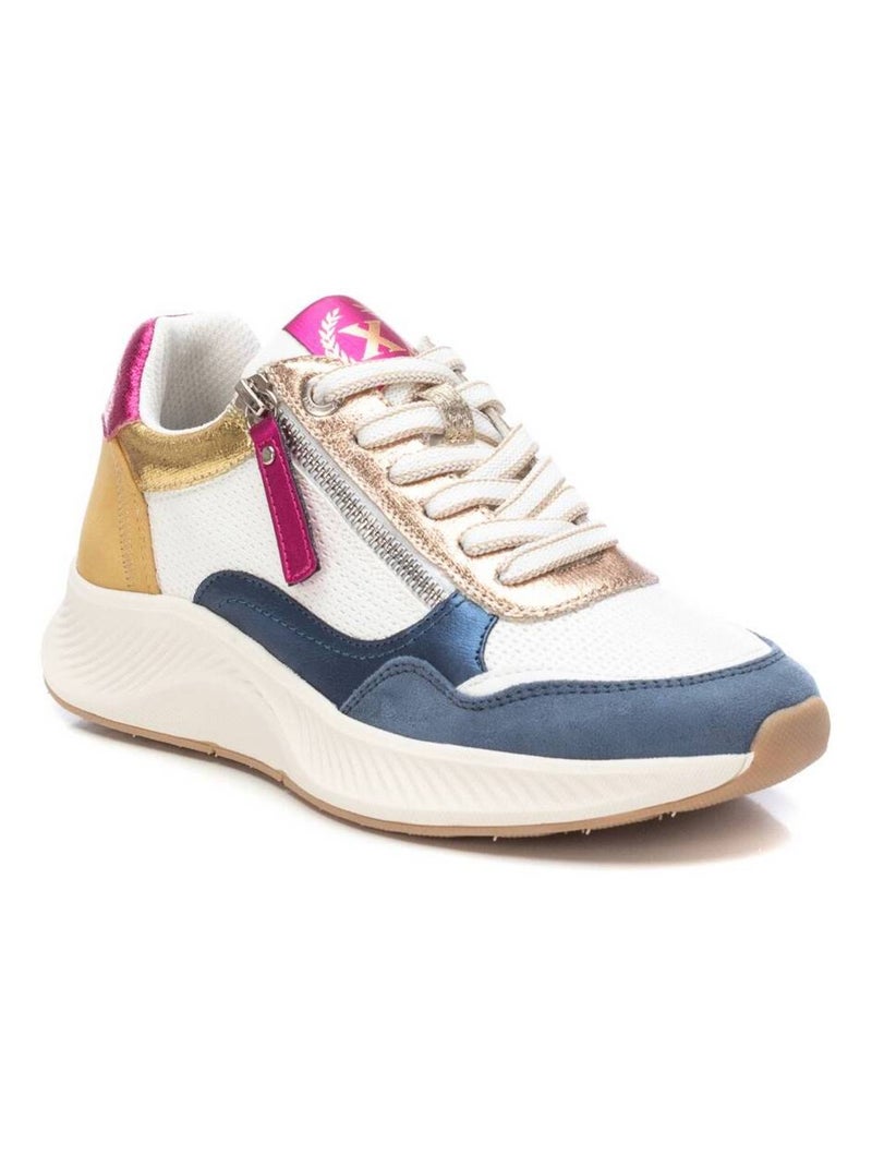 Baskets sport femme à lacets Bleu - Kiabi