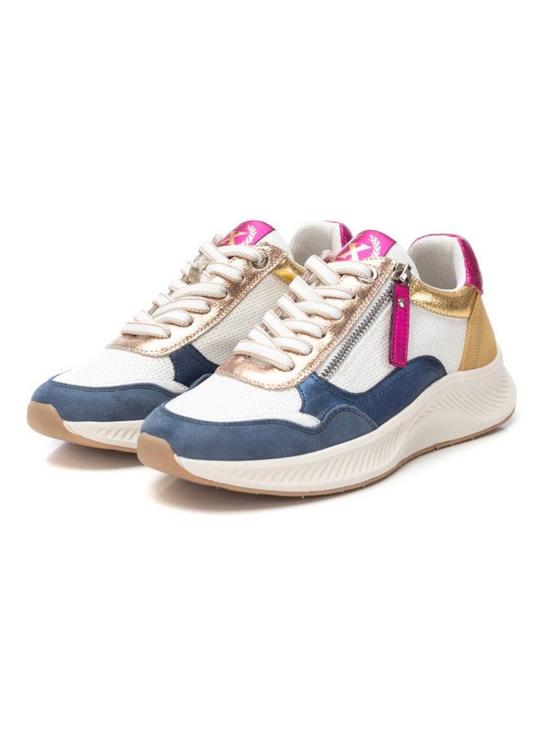 Baskets sport femme à lacets Bleu - Kiabi