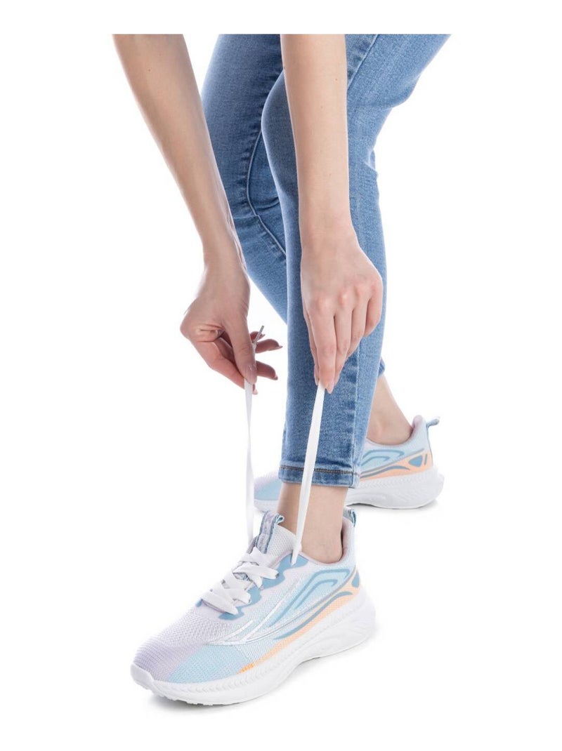 Baskets sport femme à lacets Bleu - Kiabi