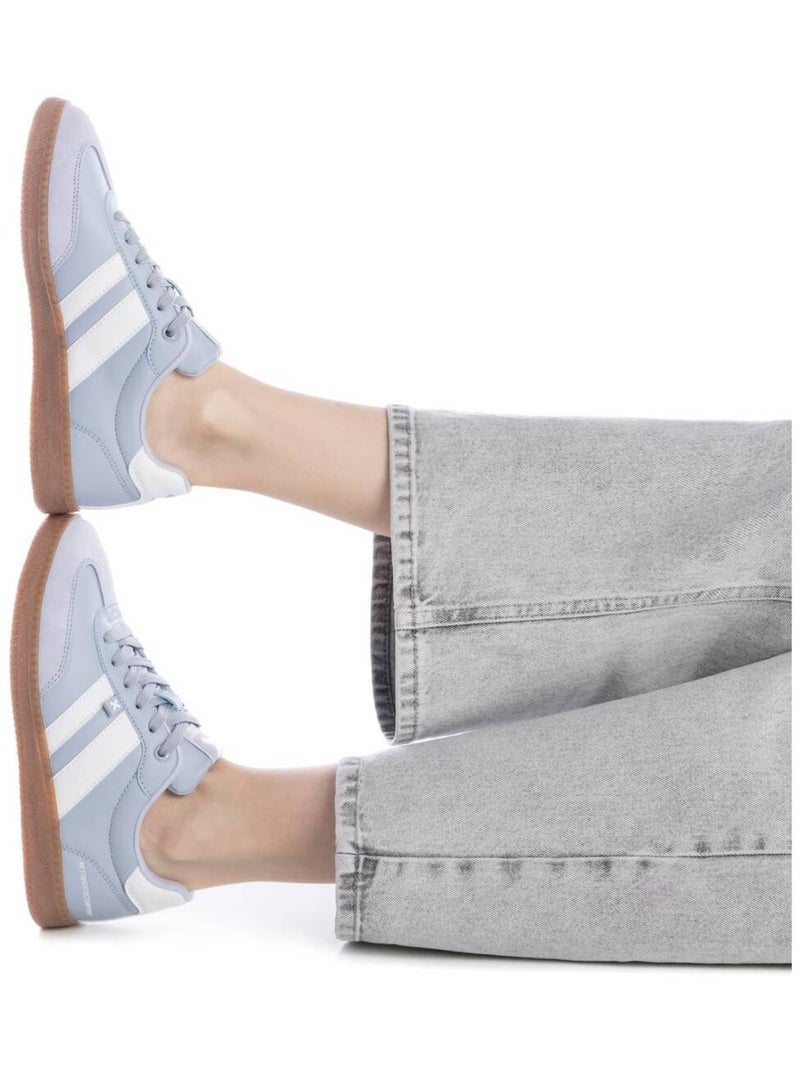 Baskets sport femme à lacets Bleu - Kiabi