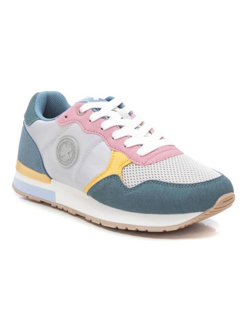 Baskets sport femme à lacets Bleu - Kiabi