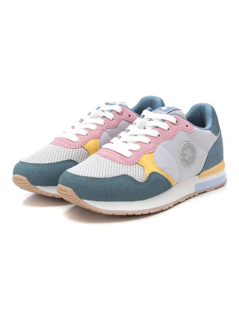 Baskets sport femme à lacets Bleu - Kiabi